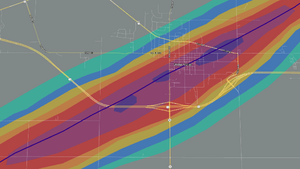 2030 Dodge Center tornado track.png